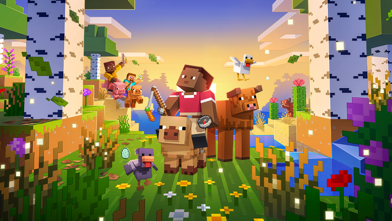 Minecraft official key art